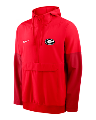 Georgia Anorak Men's Nike College 1/2-Zip Hooded Jacket. Nike.com